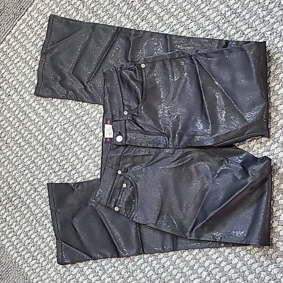 Misdemeanor Pants - Y2K MISEMEANOR‎ PANTS BLACK POLYESTER SPANDEX SIZE 5